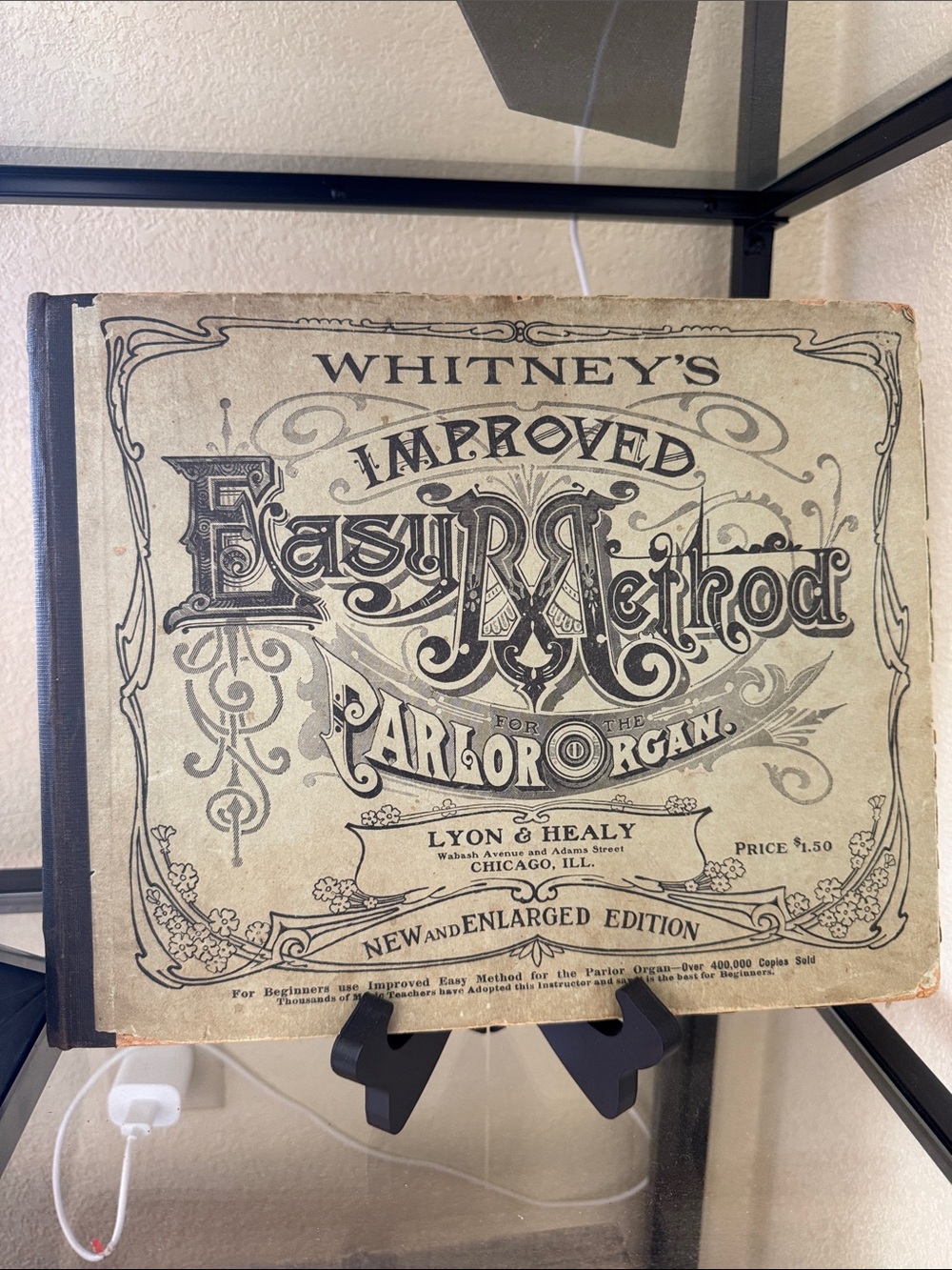 Vintage Whitney’s Organ Music Book from 1886
